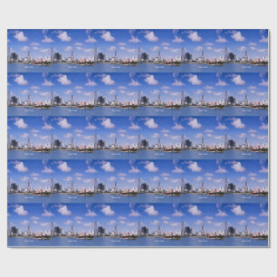 Miami, Florida Skyline Cadeaupapier