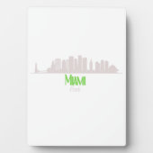 Miami,florida skyline fotoplaat (voorkant)