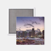 Miami, Florida skyline, Magneet (Voorkant / Achterkant)