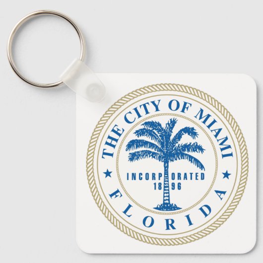 Miami Florida Sleutelhanger (Voorkant)