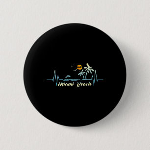 Miami Florida Souvenir Spring Break Miami Beach Ronde Button 5,7 Cm
