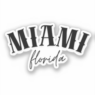 Miami Florida Sticker