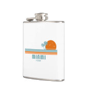 Miami Florida Sun Palm Trees Heupfles (Links)