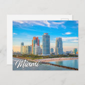 Miami, Florida, Verenigde Staten Briefkaart (Voorkant / Achterkant)