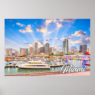 Miami, Florida, Verenigde Staten Poster