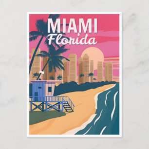  Miami Florida Verenigde Staten van Amerika Briefkaart