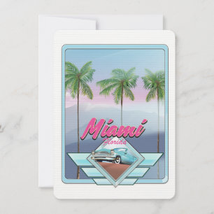 Miami Florida Vintage-poster