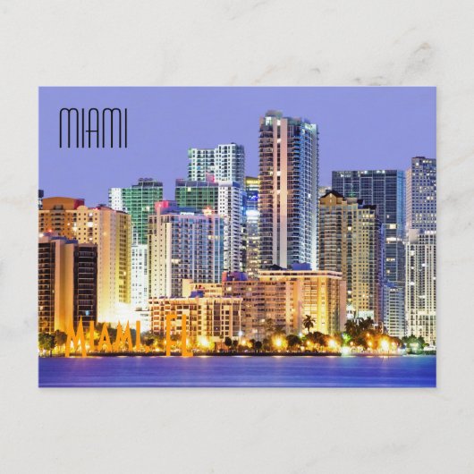 Miami, Florida, VS Briefkaart (Voorkant)