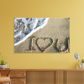 Miami, Florida, VS. Ik hou van je Canvas Afdruk (Insitu (Woonkamer))