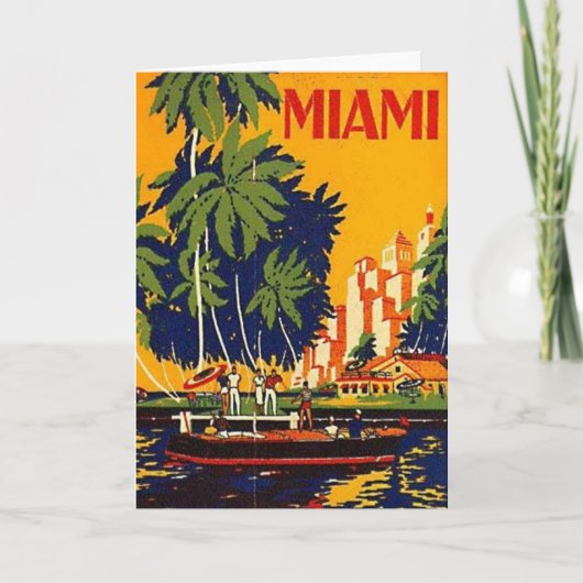  Miami, Florida, VS - Kaart (Voorkant)