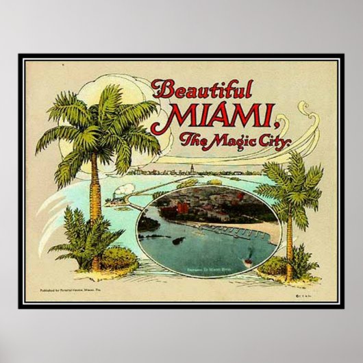  Miami, Florida, VS - Poster (Voorkant)