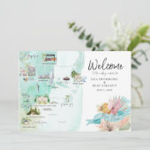 Miami Floride | Carte d'itinéraire du week-end Mar (Debout devant)