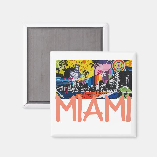 Miami Floride Magnet (Recto/Verso)