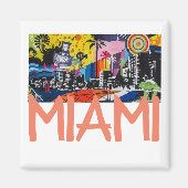 Miami Floride Magnet (Devant)