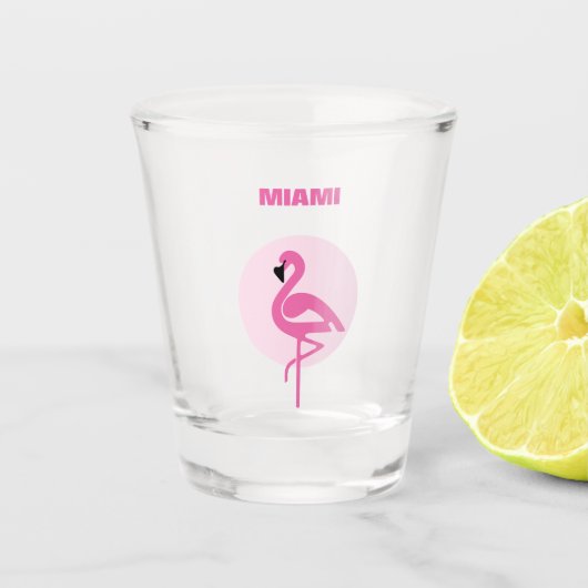 Miami Glass Shot Glas (Voorkant)