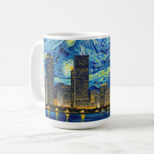 Miami Golden Shore Voetbal Elegant en Olie Fijne K Koffiemok