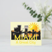 MIAMI Great City Briefkaart (Staand voorkant)