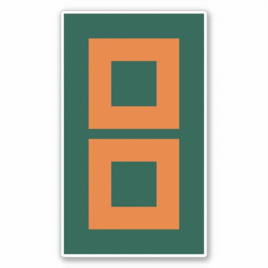 Miami Hurricane Warning Sticker (Voorkant)