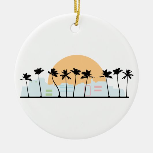 Miami Keramisch Ornament (Voorkant)