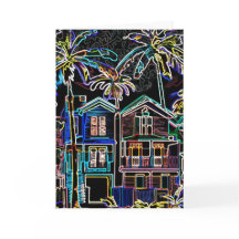 Miami Kerstwijk Illustratie