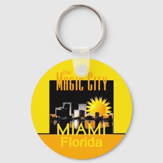 MIAMI Magic City Sleutelhanger (Voorkant)