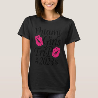 Miami Meisjesreis 2023 Bachelorette Feest T-shirt