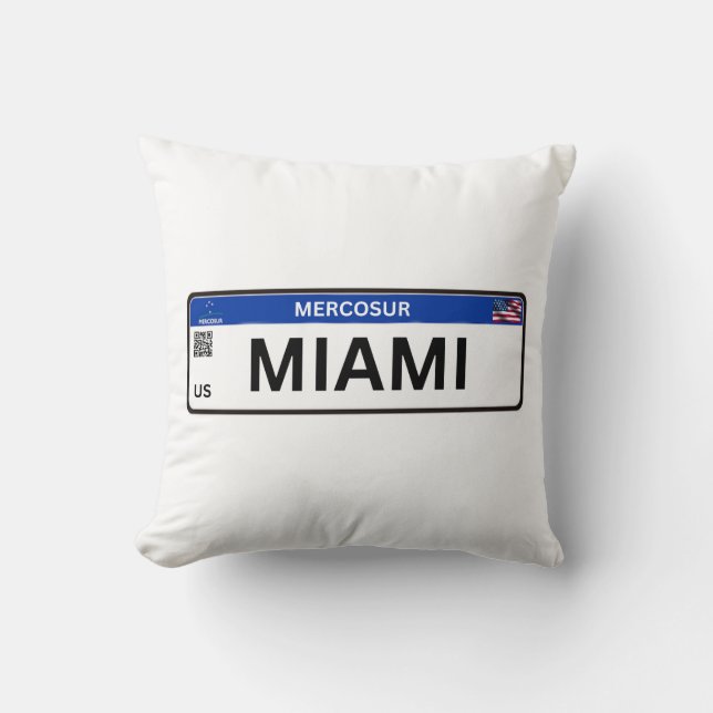Miami Mercosur Kussen (Voorkant)