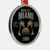 Miami Metalen Ornament (Rechts)