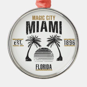 Miami Metalen Ornament