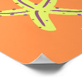 Miami, Miami Beach, Florida, Preppy, Sinaasappel Poster (Hoek)