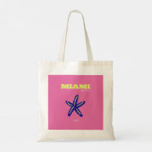 Miami, Miami Beach, roze Tote Bag (Achterkant)