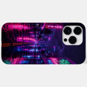 Miami Neon Night Cell Phone Case (Achterkant (horizontaal))