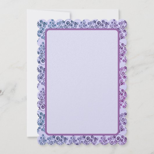 Miami Nights CurlyQue kerstbomen Feestdagenkaart (Voorkant)