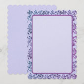 Miami Nights CurlyQue kerstbomen Feestdagenkaart (Voorkant / Achterkant)