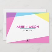 Miami Nights Foto Save The Date (Achterkant)