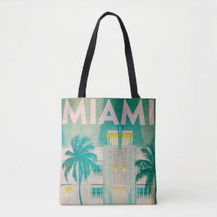 Miami, Ocean Drive Canvas tas