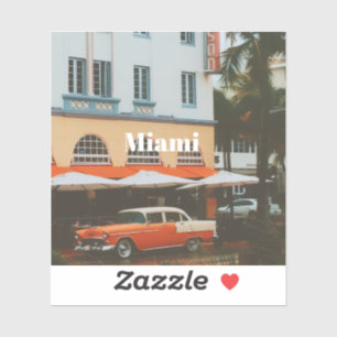 Miami Ocean Drive Reis Souvenir Sticker