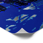 Miami op graffiti poster (Hoek)