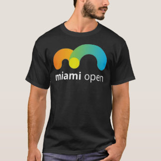 Miami Open Logo Black T-shirt