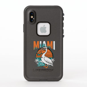 Miami Pelikaan Tropische Zonsondergang Strand Desi