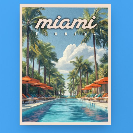 Miami Pool Briefkaart