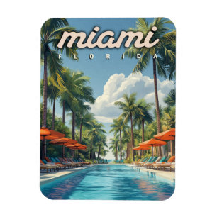 Miami Pool  Magneet