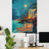  Miami Poster (Thuiskantoor)