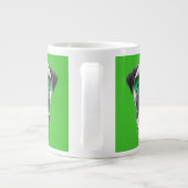 Miami Pug Extra Grote Beker (Achterkant)