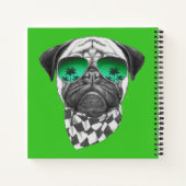 Miami Pug Notitieboek (Achterkant)
