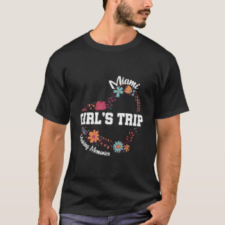 Miami Reis 2023 Herinneringen Maken Bloem T-shirt