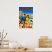 Miami-reisposter poster (Keuken)