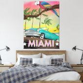 Miami  retro Revel print (Insitu (Slaapkamer))