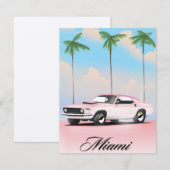 Miami Roze Zonsondergang (Voorkant / Achterkant)