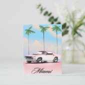 Miami Roze Zonsondergang (Staand voorkant)